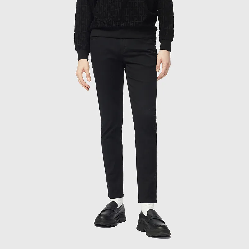 C'N'C New Order & Classics Series Fall And Winter Jeans Men's Black-2