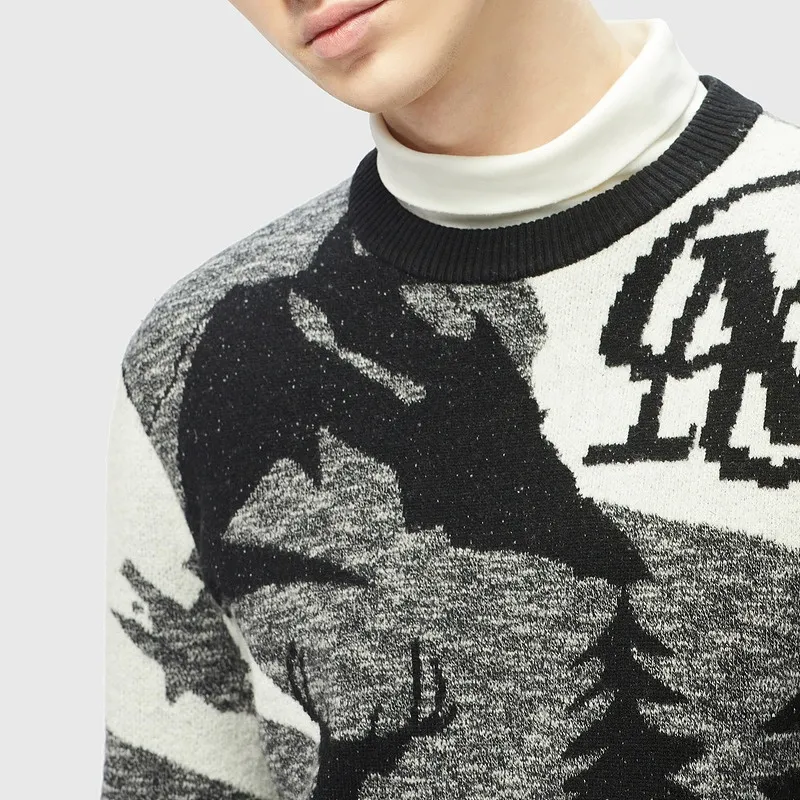 C'N'C Far Mountain Outdoor Series Fall Winter Sweater Men-2
