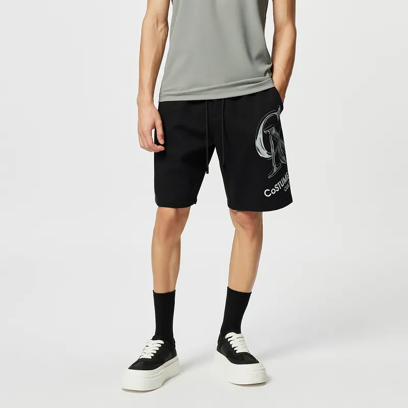 C'N'C Rhythm Party Series Casual Shorts Men's Black-2