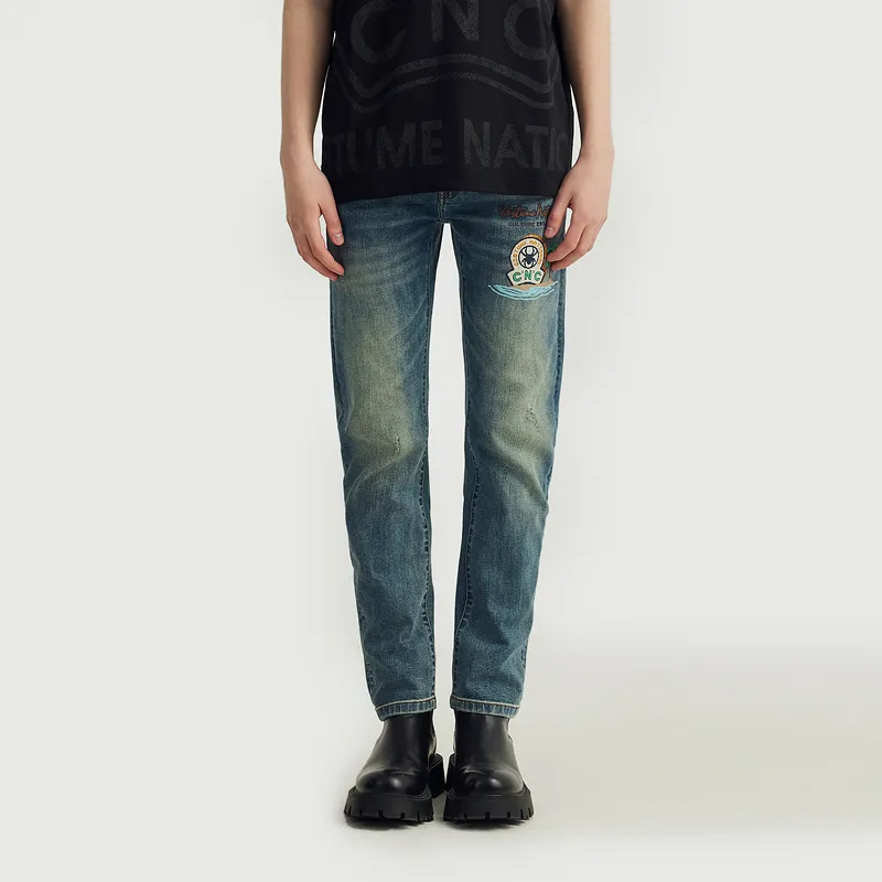 C'N'C Trend Series Jeans Men's Denim Blue-2