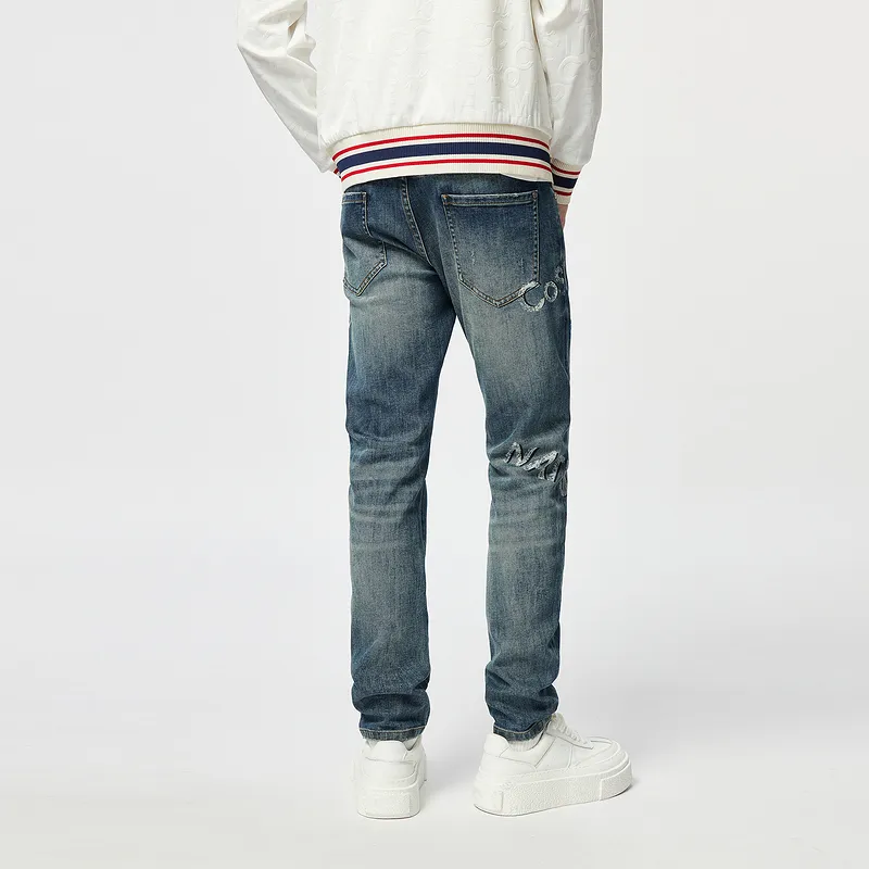 C'N'C Trend Series Jeans Men's Denim Blue-5