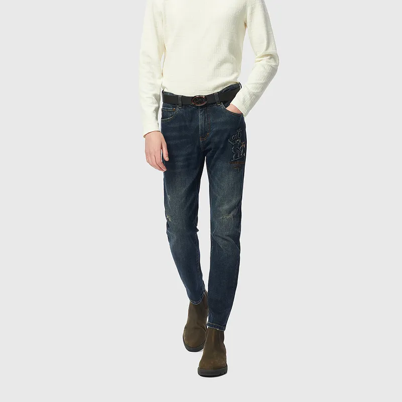 C'N'C Far Mountain Outdoor Series Fall And Winter Jeans Men's-9