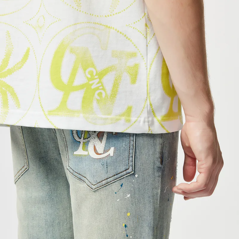 C'N'C Trend Series Jeans Men's Denim Blue-6