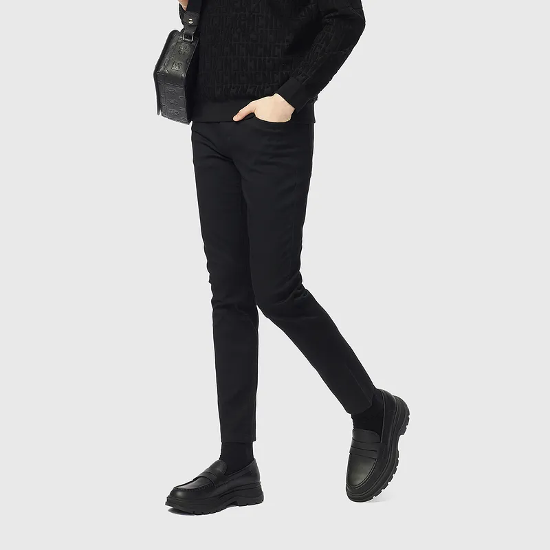 C'N'C New Order & Classics Series Fall And Winter Jeans Men's Black-4