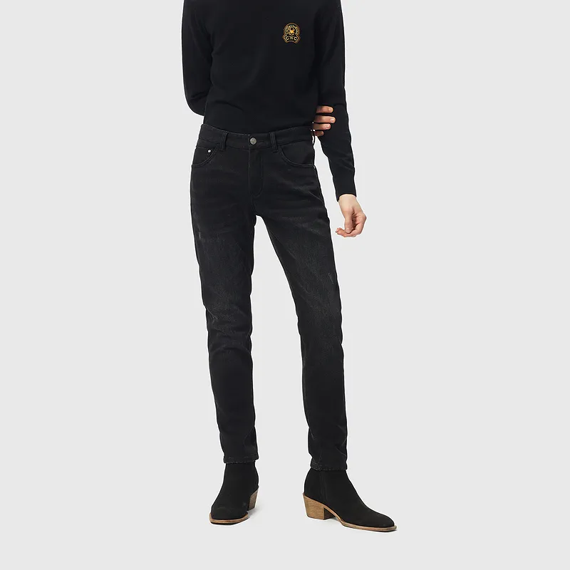 C'N'C New Order & Classics Series Fall Winter Washable Jeans Men's-2