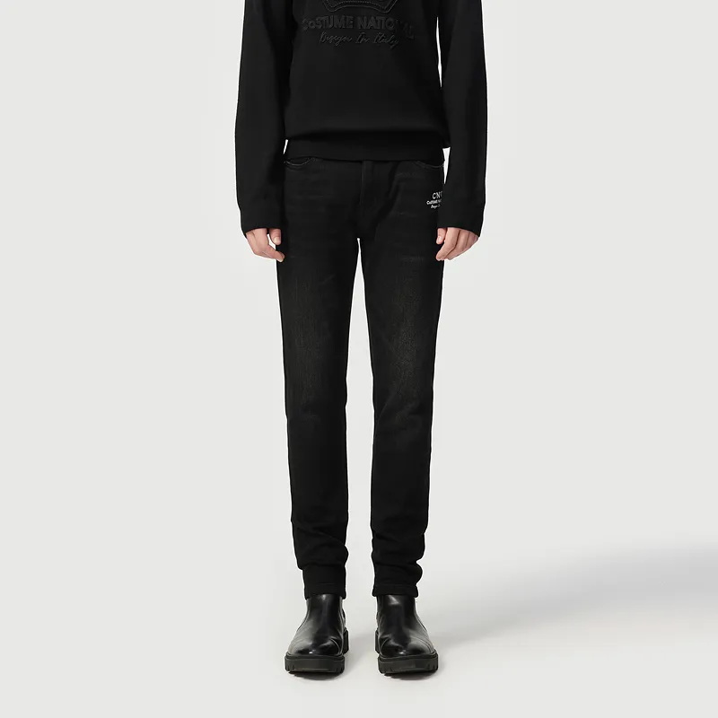C'N'C Rhythm Party Series Fall And Winter Washable Jeans Men-2