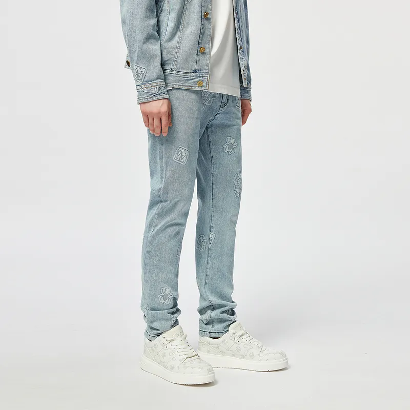 C'N'C Trend Series Jeans Men's Light Blue-3