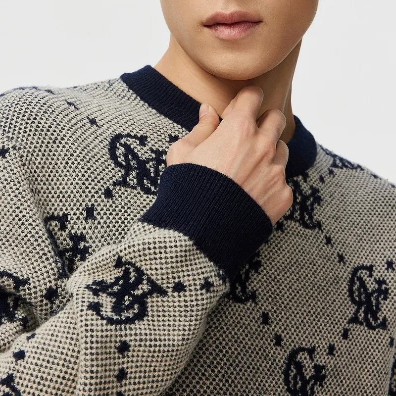 C'N'C Rhythm Party Series Fall And Winter Sweater Men's-2