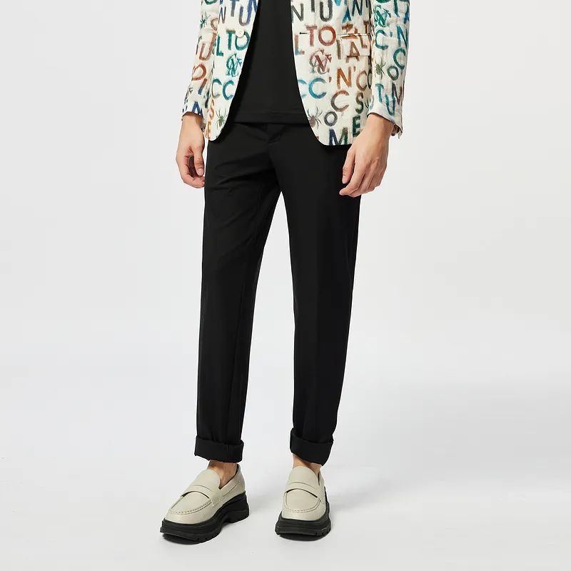 C'N'C Rhythm Party Series Casual Pants Men's Black-3
