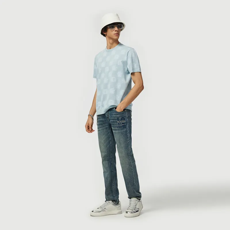 C'N'C Trend Series Jeans Men Denim Blue-6