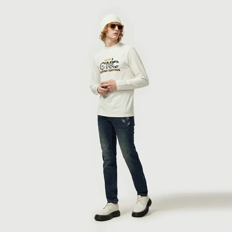 C'N'C New Order & Classics Series Fall And Winter Washable Jeans Men-7