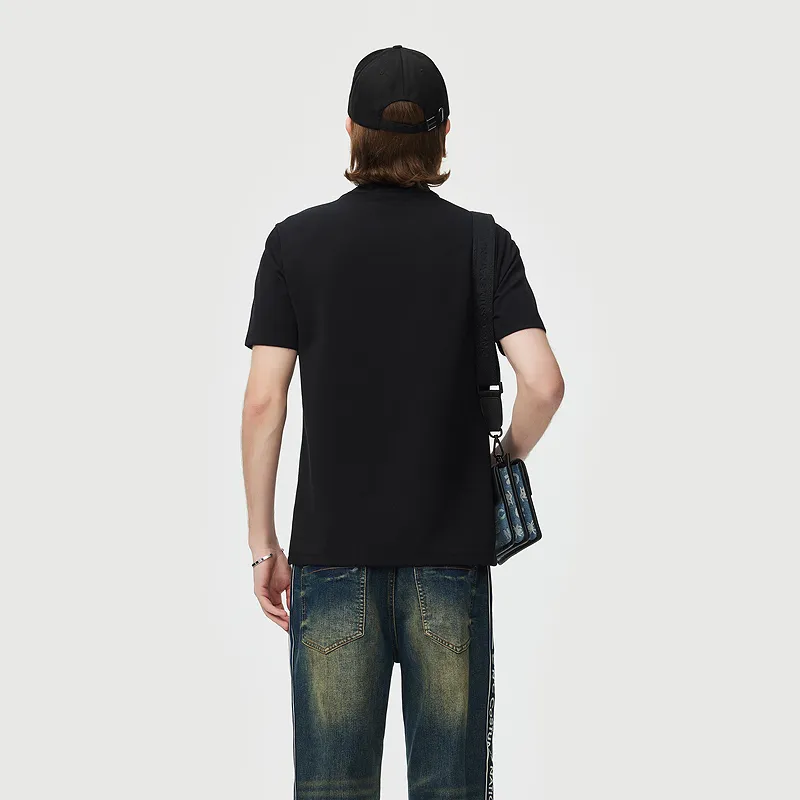 C'N'C Rhythm Party Series Fall And Winter Short Sleeved T Shirts Men's-6