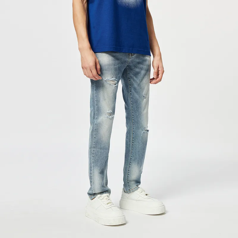C'N'C Trend Series Jeans Men's Light Blue-3