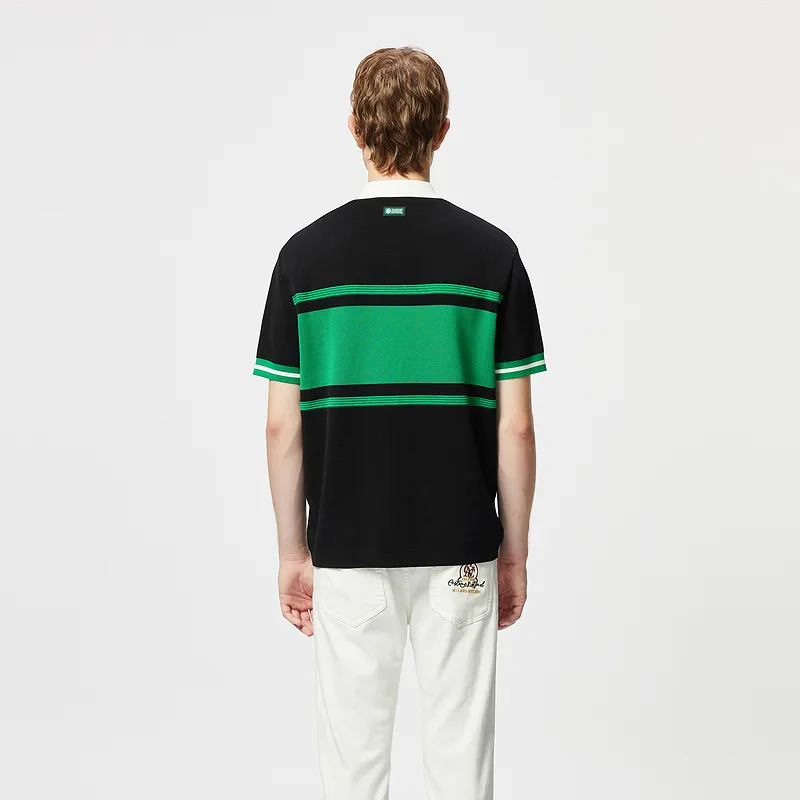 C'N'C Rhythm Party Series Polo Shirts Men Black-5