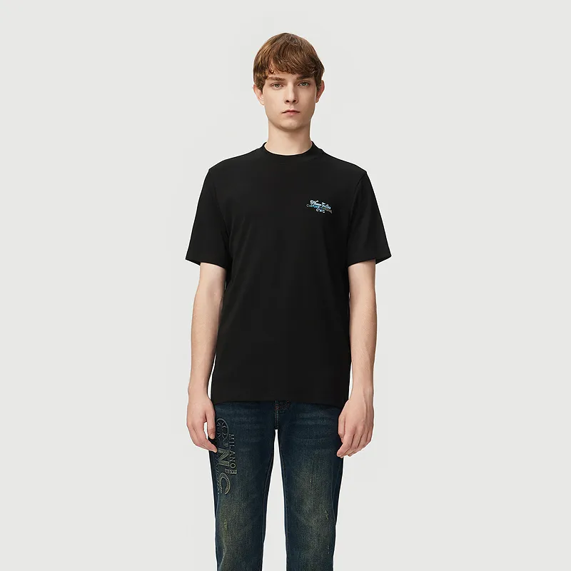 C'N'C Rhythm Party Series Fall And Winter Short Sleeved T Shirts Men's-6