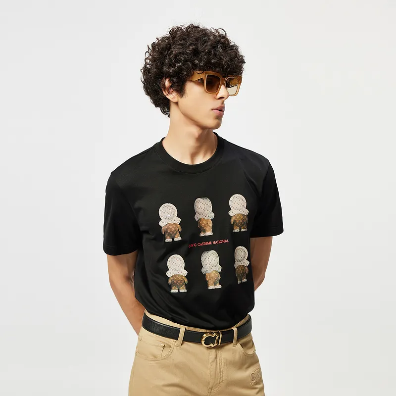 C'N'C Trend Series T Shirt Unisex Black-3