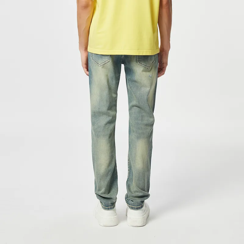 C'N'C Rhythm Party Series Jeans Men's Denim Blue-5