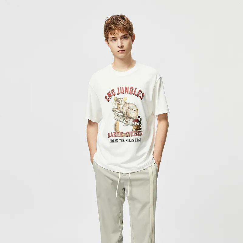 C'N'C Far Mountain Outdoor Series Spring Summer T Shirt Unisex-2