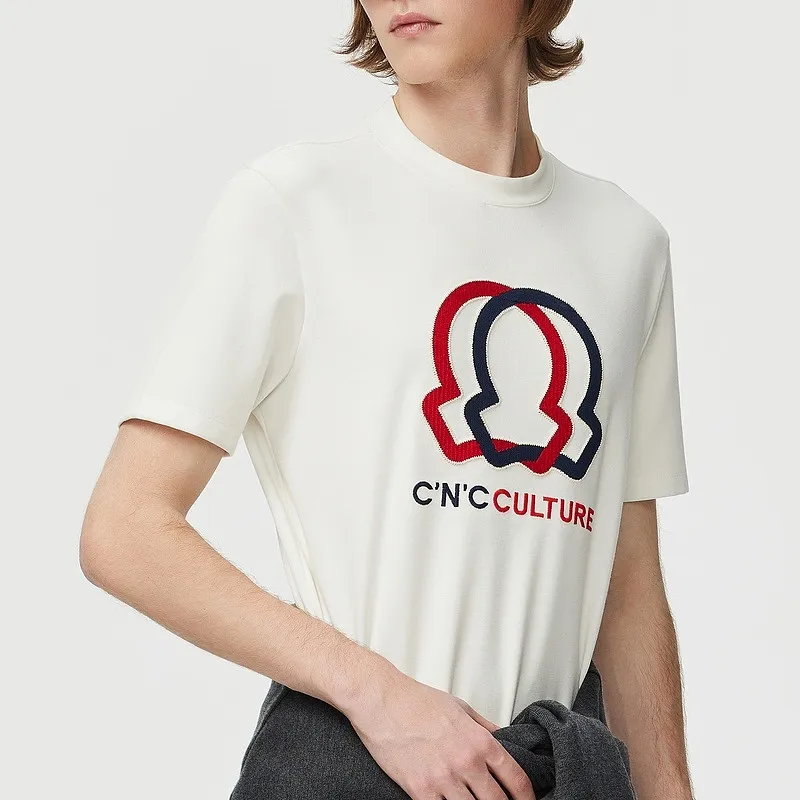 C'N'C Rhythm Party Series Fall And Winter Short Sleeved T Shirts Men's-3