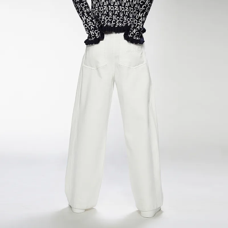 C'N'C Jeans Women's White-5