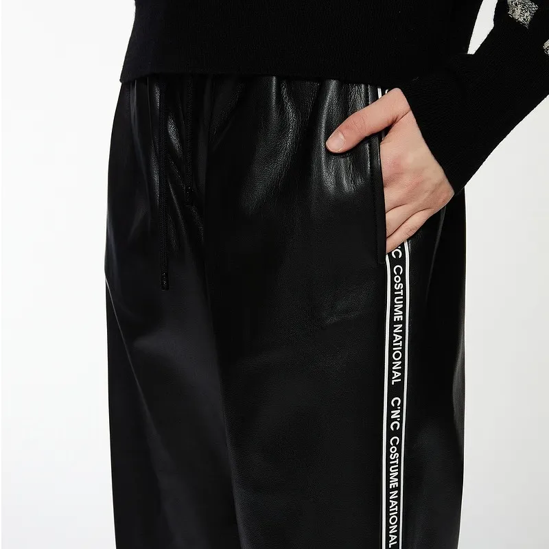 C'N'C Fall And Winter Leather Pants Women's-6
