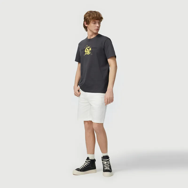 C'N'C Trend Series Denim Shorts Men's White-7