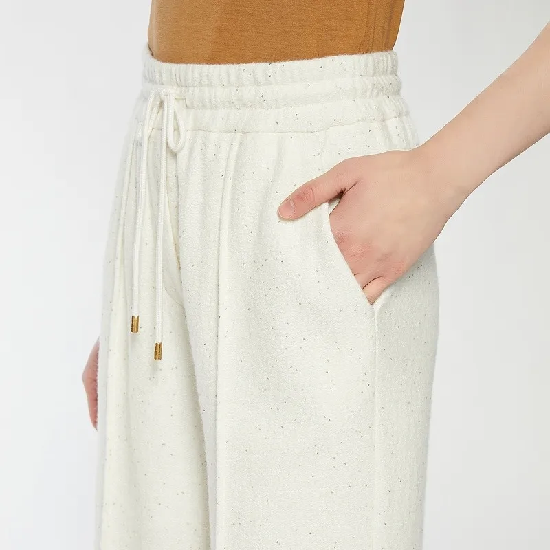 C'N'C Fall And Winter Thickened Casual Pants Women's-5