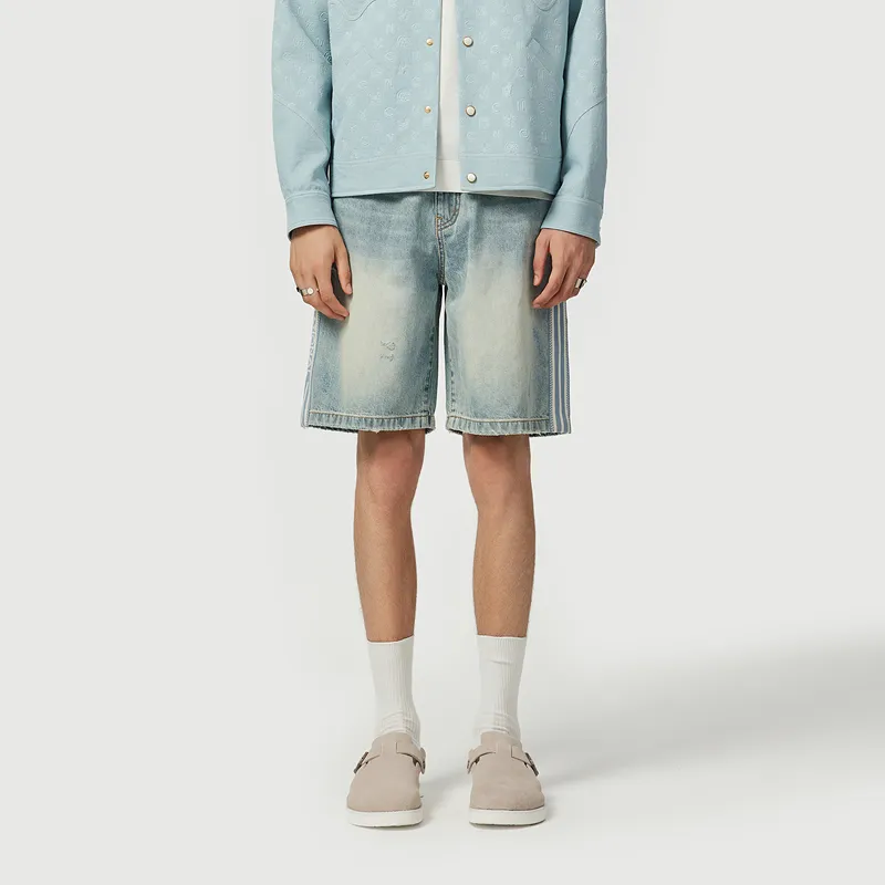 C'N'C Trend Series Denim Shorts Men's-2
