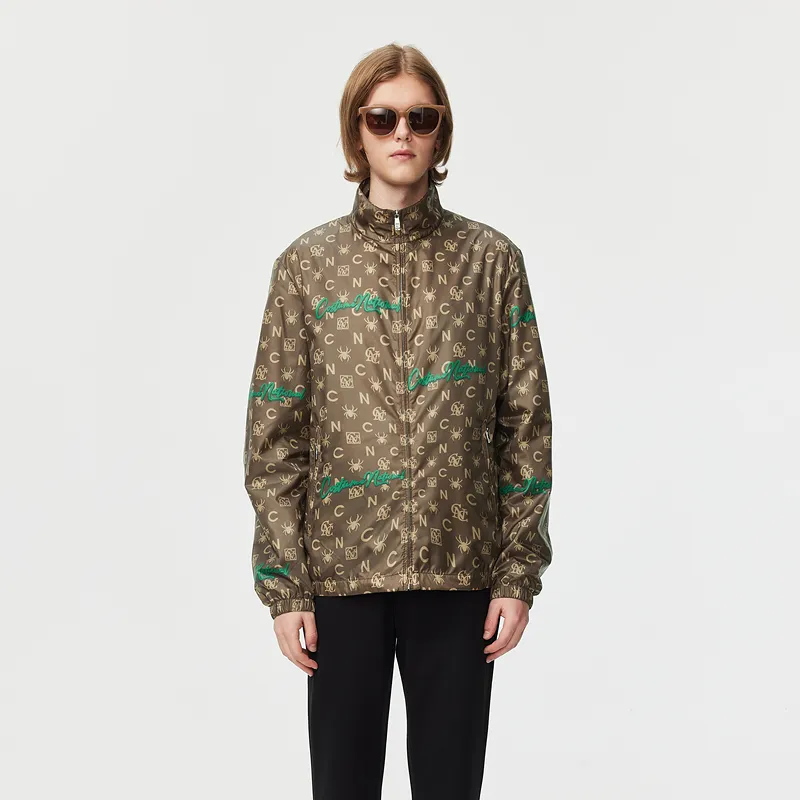 C'N'C New Order & Classics Series Jackets Coats Men's Brown With Print-3