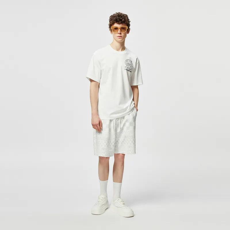 C'N'C Trend Series Casual Shorts Men's Gray Pattern-7