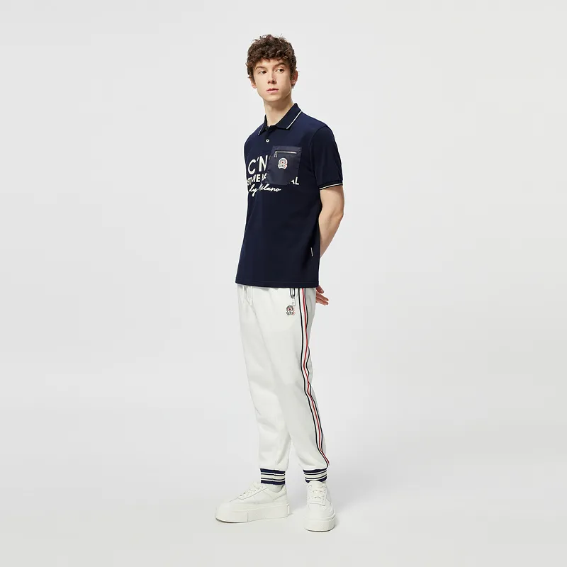 C'N'C Rhythm Party Series Casual Pants Men White-7