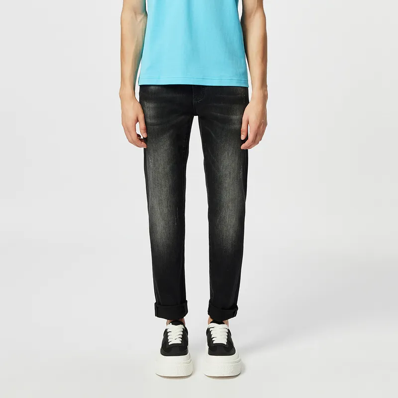 C'N'C Rhythm Party Series Spring Summer, Jeans Men's Black Gray-2