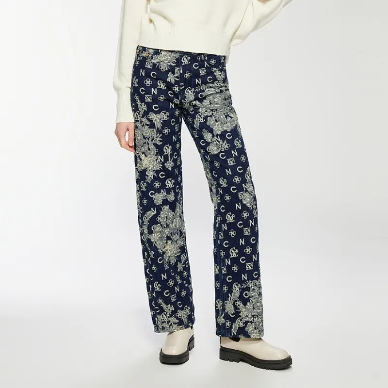 C'N'C Fall And Winter Washable Jeans Women's-3