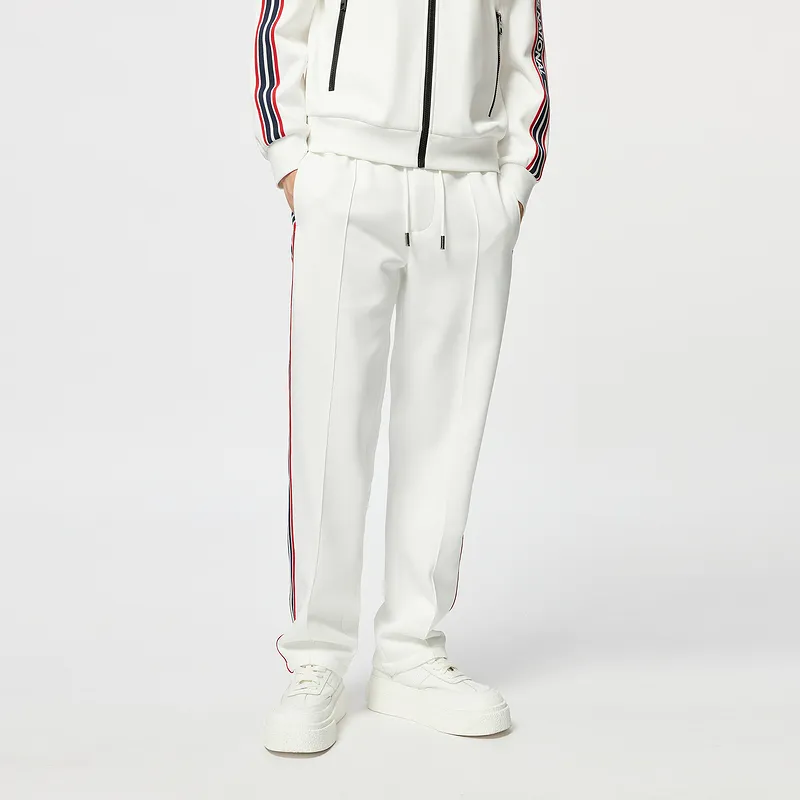 C'N'C Rhythm Party Series Casual Pants Men's White-3
