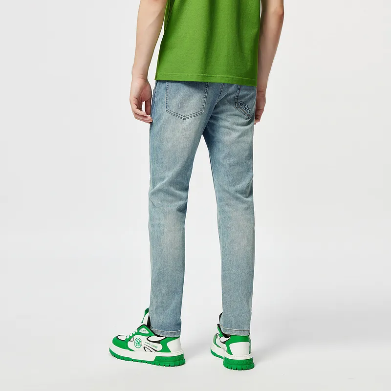 C'N'C Trend Series Spring Summer Jeans Men's Denim Blue-5