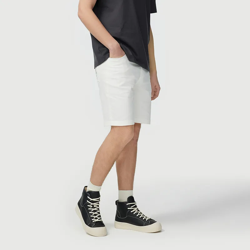 C'N'C Trend Series Denim Shorts Men's White-4