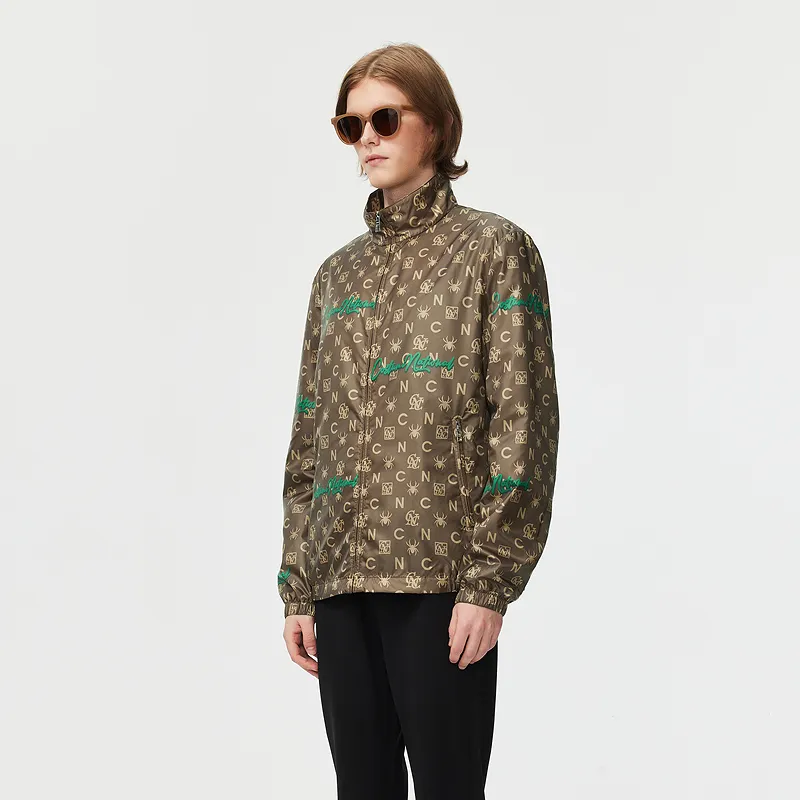 C'N'C New Order & Classics Series Jackets Coats Men's Brown With Print-6