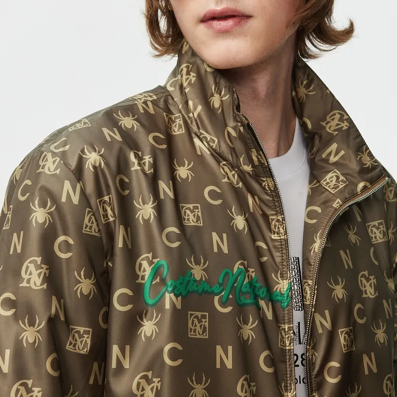 C'N'C New Order & Classics Series Jackets Coats Men's Brown With Print-7