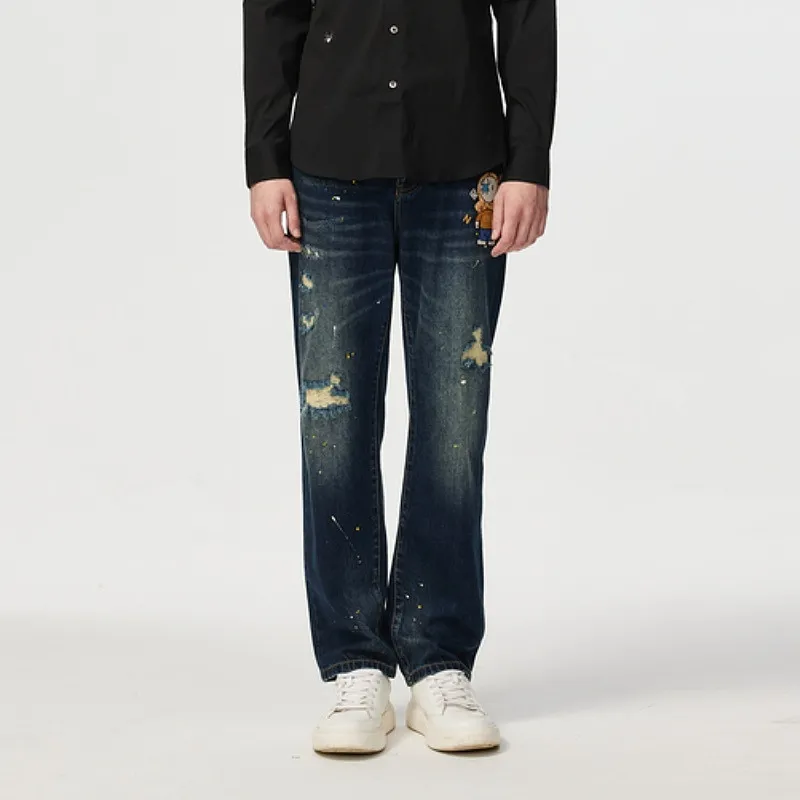 C'N'C Trend Series Fall And Winter Jeans Men's-2