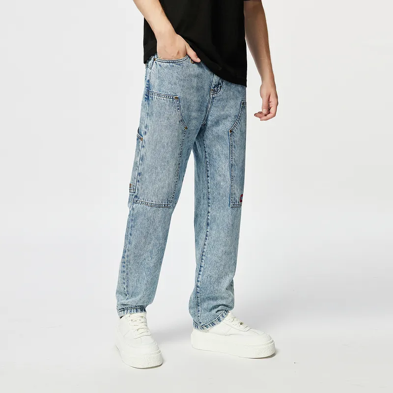 C'N'C Trend Series Spring And Summer, Jeans Men's Denim Blue-4