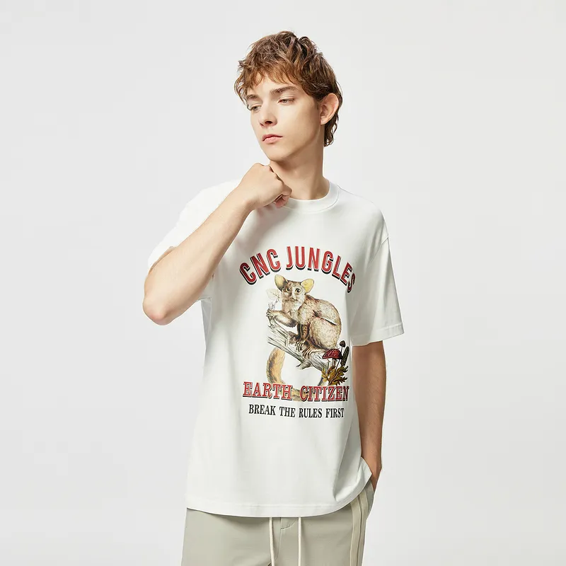 C'N'C Far Mountain Outdoor Series Spring Summer T Shirt Unisex-4