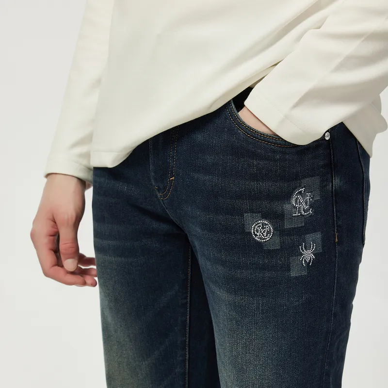 C'N'C New Order & Classics Series Fall And Winter Washable Jeans Men-6