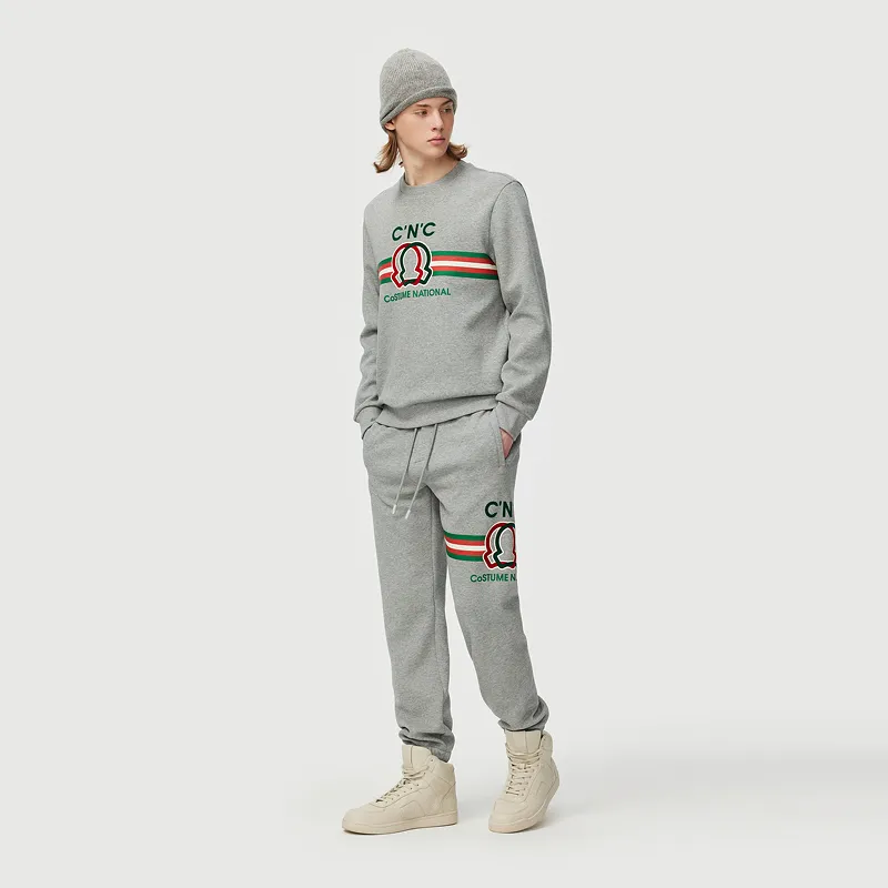 C'N'C Rhythm Party Series Casual Pants Men's Light Gray-7