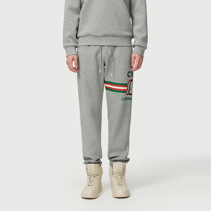 C'N'C Rhythm Party Series Casual Pants Men's Light Gray-2