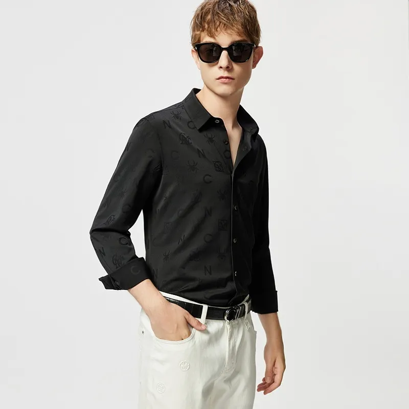 C'N'C New Order & Classics Series Shirt Men's Black-3
