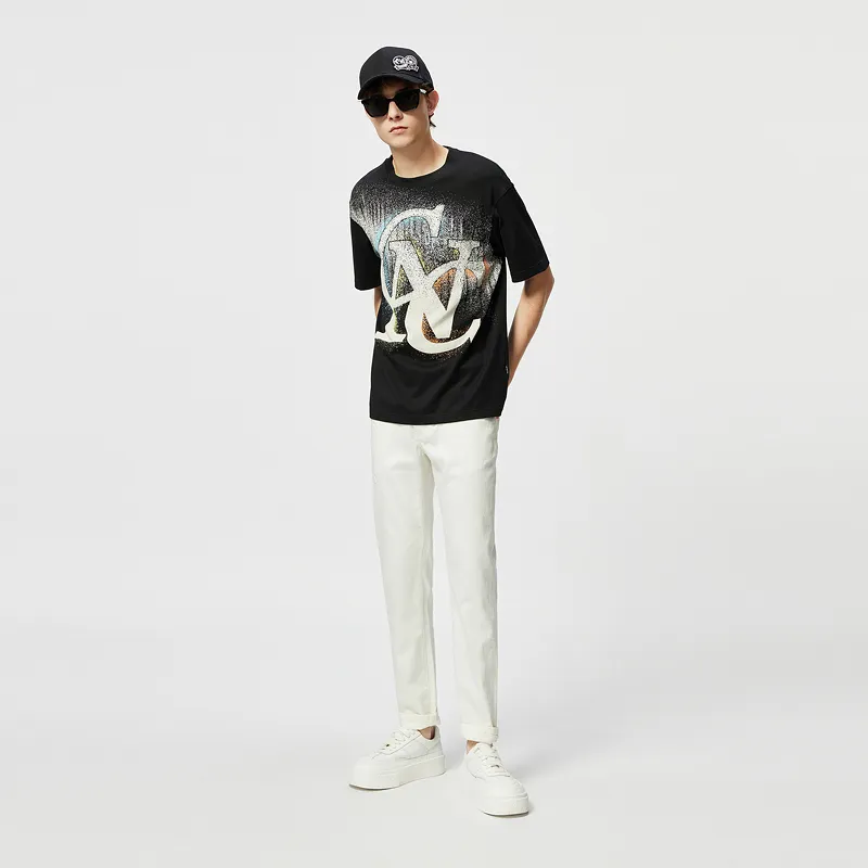 C'N'C Smudge & Distortion Series T Shirts Men-7
