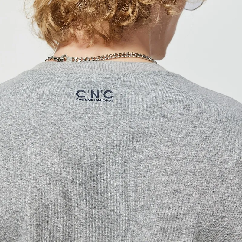 C'N'C Rhythm Party Series Sweatshirt Unisex Light Gray-6