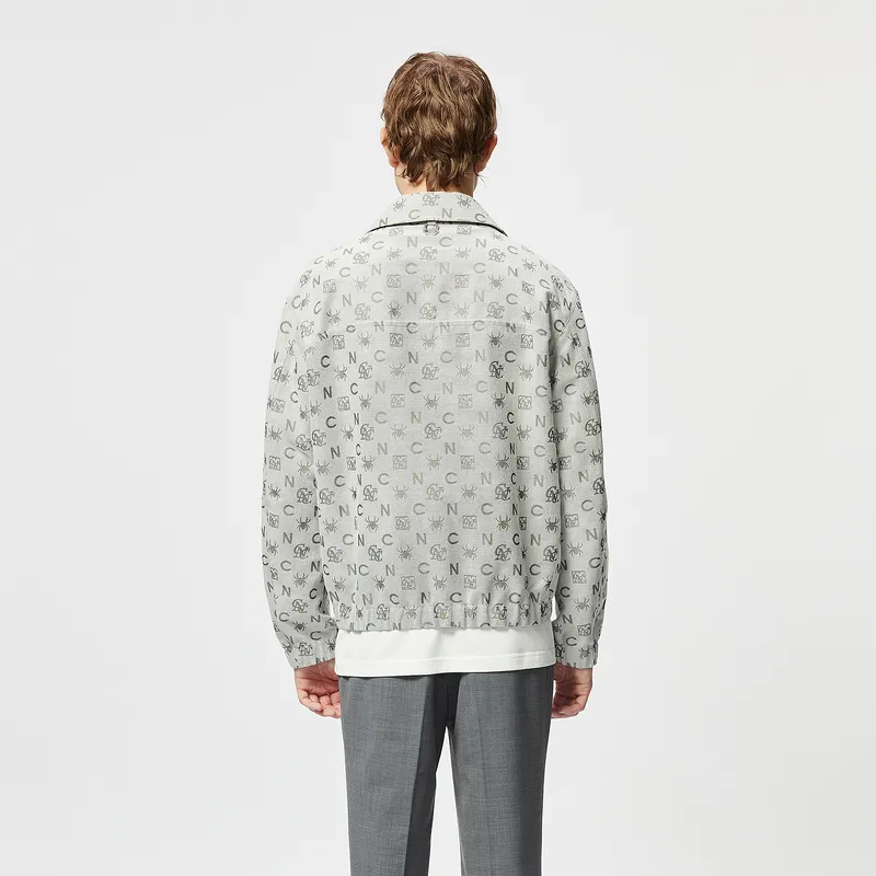 C'N'C New Order & Classics Series Jacket Men's White Pattern-2