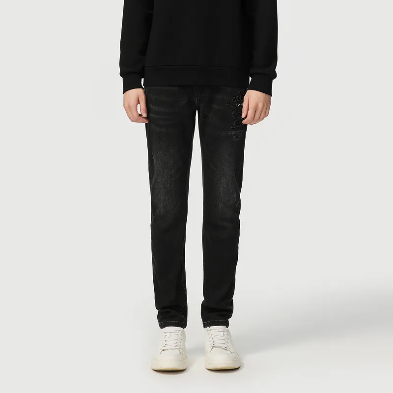 C'N'C Far Mountain Outdoor Series Fall And Winter Jeans Men's-2