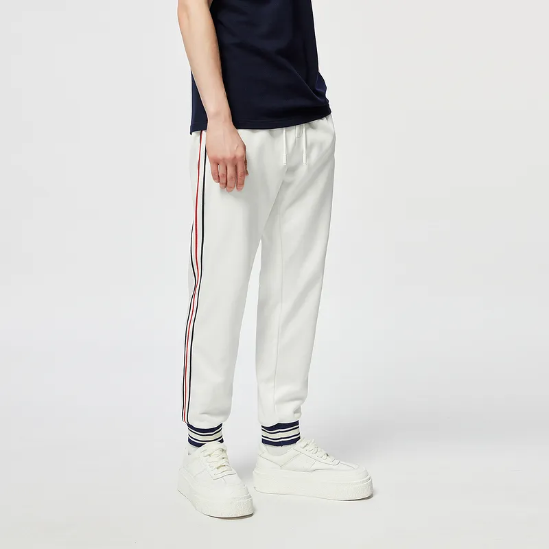 C'N'C Rhythm Party Series Casual Pants Men White-3